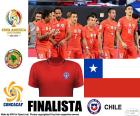 Χιλή, δεύτερη φιναλίστ του την Copa America Centennial 2016, μετά από ξυλοδαρμό Κολομβία